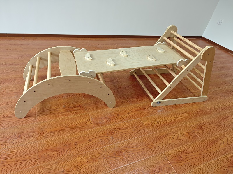 Hot Selling 3-in-1 Montessori  - Kids Outdoor Climbing Frame 评论和价格