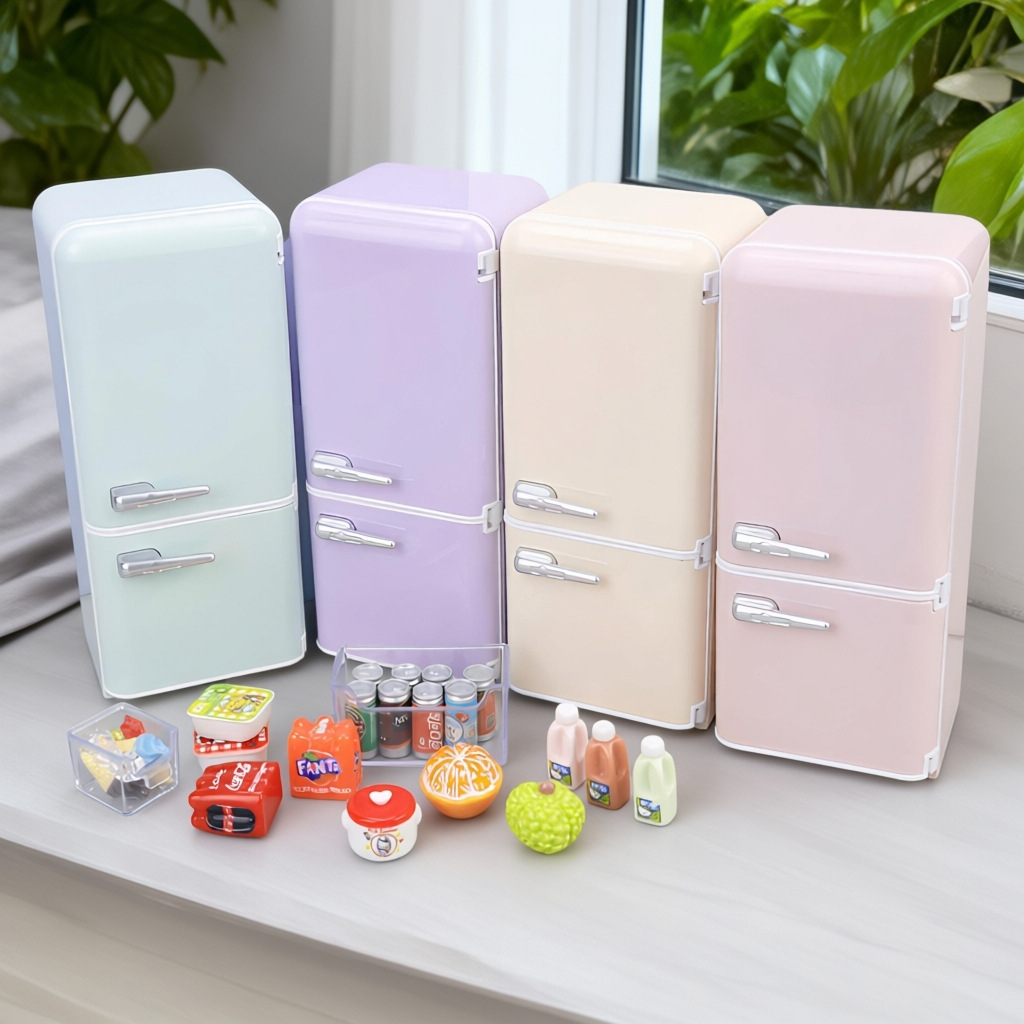 33pcs Kids Mini Fridge Playset - Kids Outdoor Kitchen Accessories 评论和价格