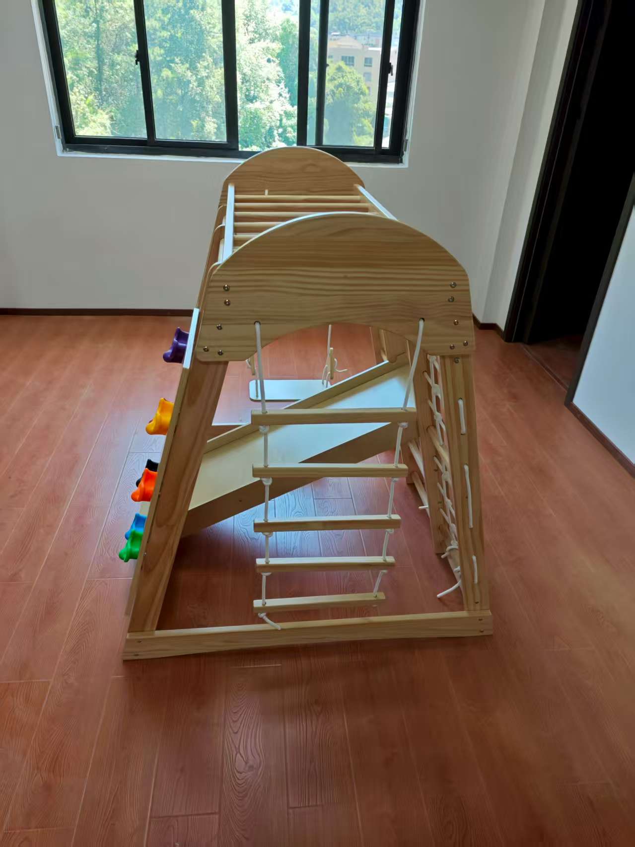 Wooden Kids Climbing Frame Lad - Kids Outdoor Climbing Frame 评论和价格