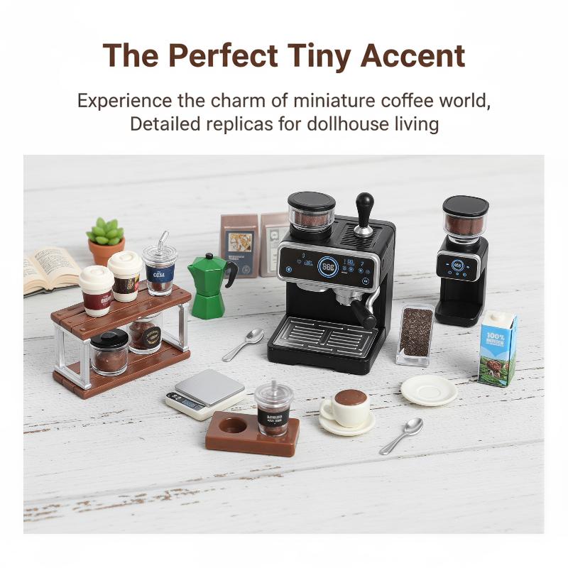 1:12 Dollhouse Miniature Coffe - Kids Outdoor Kitchen Accessories 评论和价格