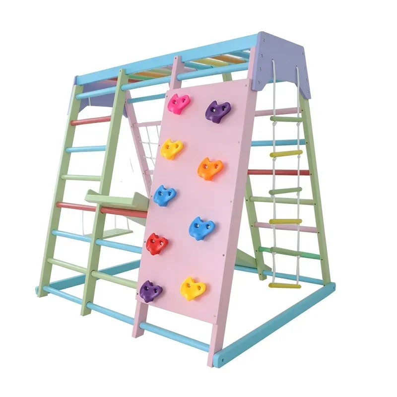 Kids Wooden Climbing Frame Ind - Kids Outdoor Climbing Frame 评论和价格